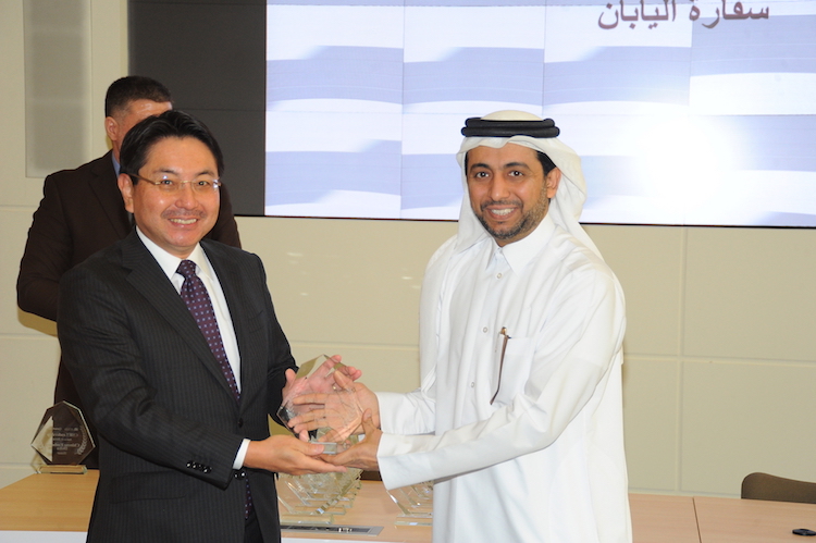 QU Honours Japanese Embassy with CSR award