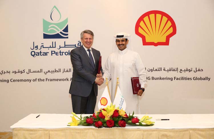 Qatar Petroleum and Shell Sign LNG Marine Fueling Venture