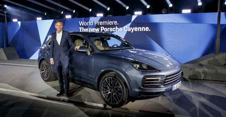 Porsche Launches Third Generation Cayenne
