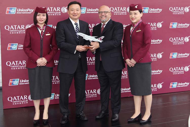 Qatar Airways Expands Partnership With UnionPay International