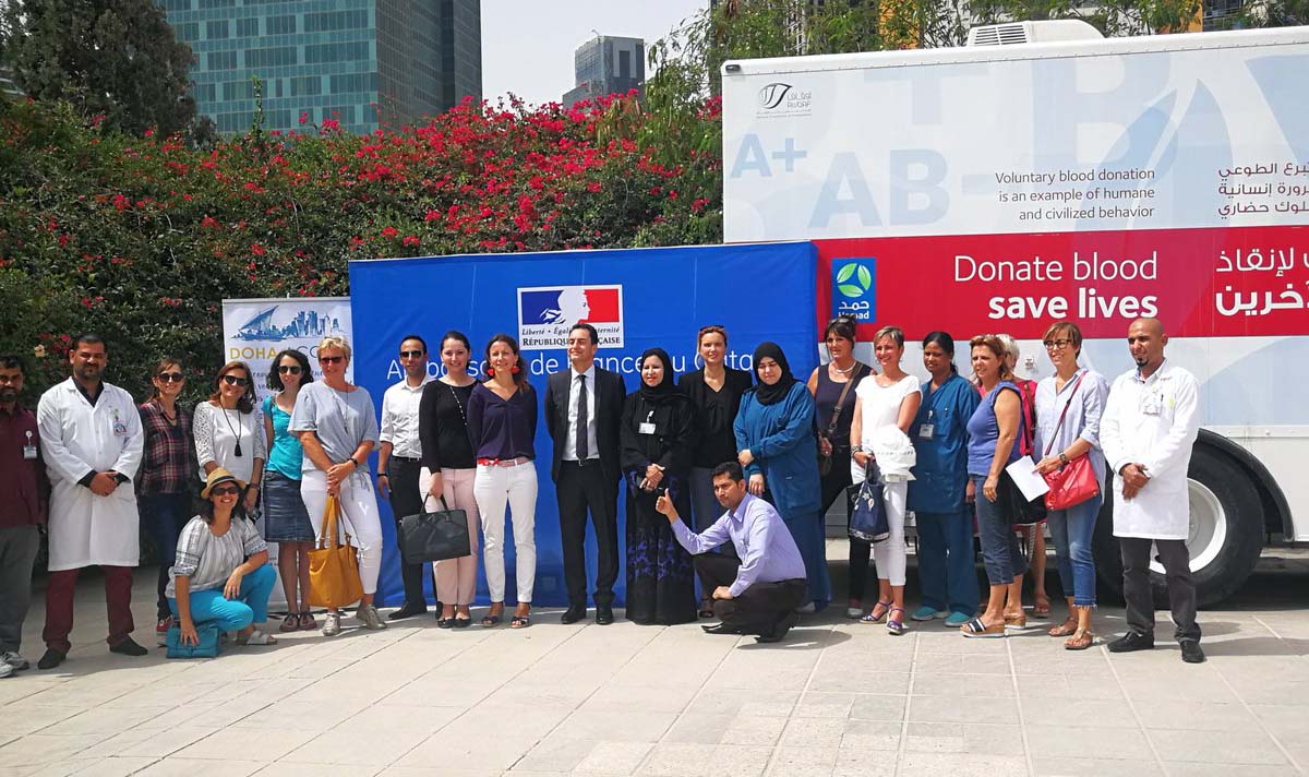 Blood donation French Embassy