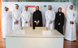 QF and Ooredoo officials