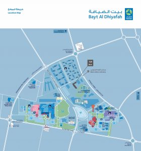 Map to Bayt Al Dhiyafah