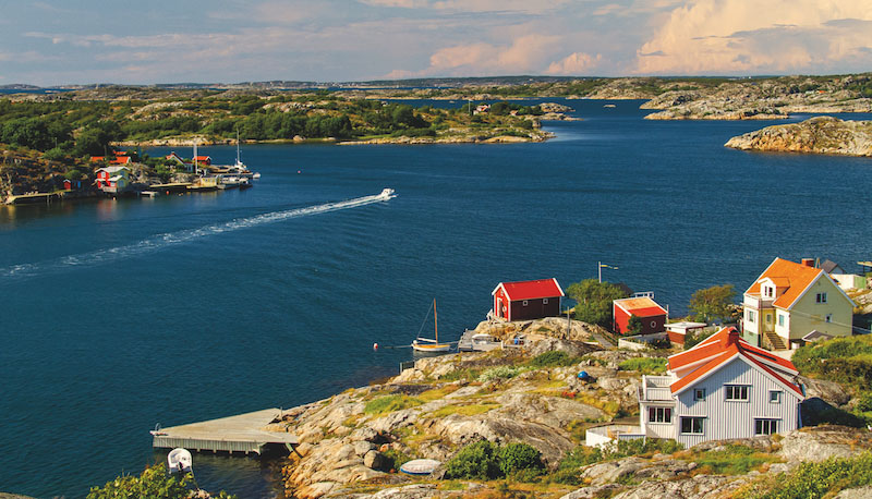 View of island Styrso in the southern Gothenburg archipelago.