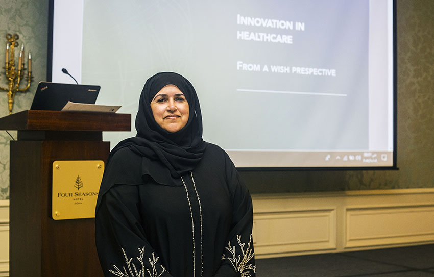 Sultana Afdhal CEO of WISH Qatar