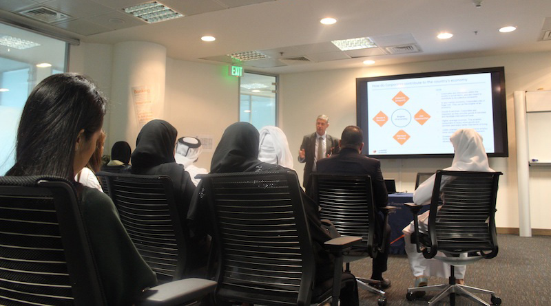 al khaliji Northumbria University in Qatar lecture