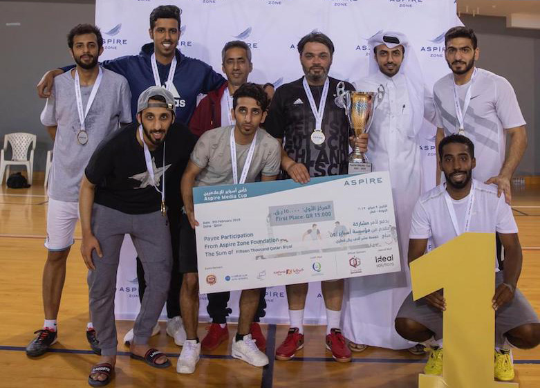 Al Kass TV Wins Top Place in the First Edition of Aspire Media Cup