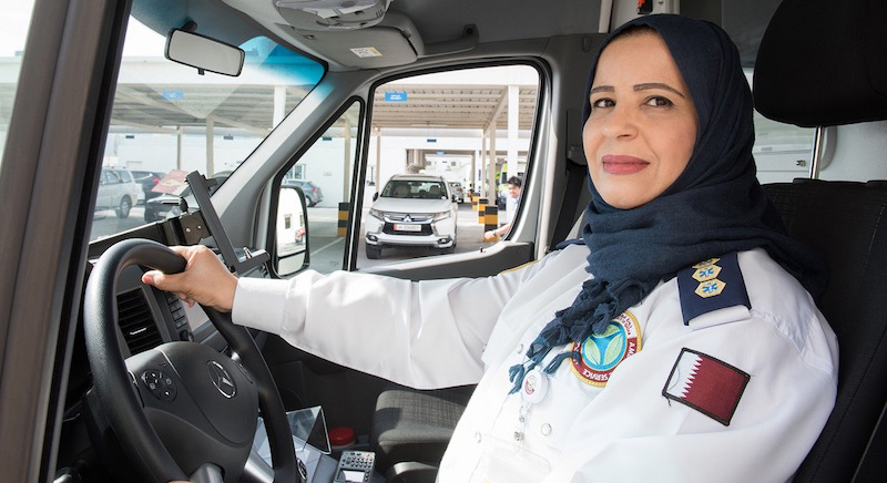 Qatar's first female paramedic Fathia Zaalani