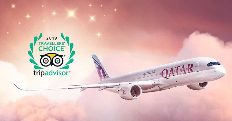 Qatar Airways Wins Six TripAdvisor Travellers’ Choice Airline Awards 2019