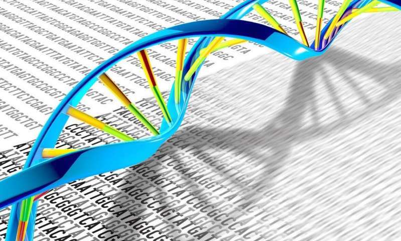 DNA sequencing stock photo