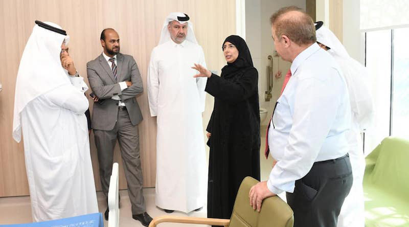 Minister of Public Health Visits Al Maha Center at Wakra Hospital