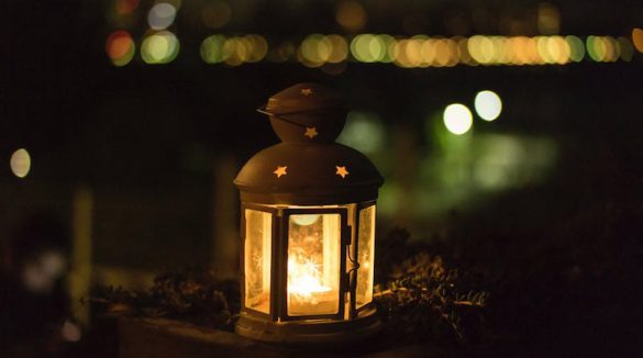 Ramadan lamp stock image