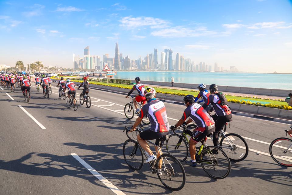 Qatar Cyclists Doha Qatar