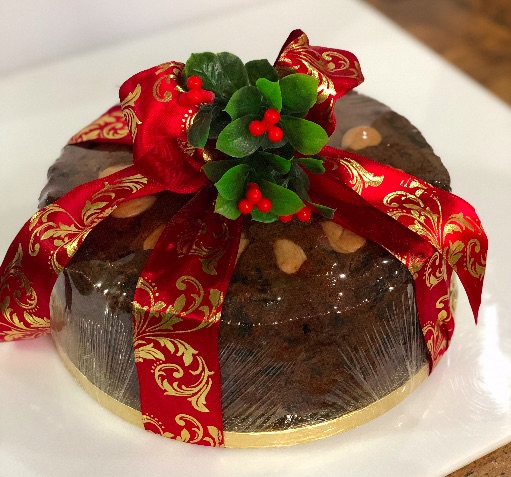 Organic Festive Cake Wrapped For Friends