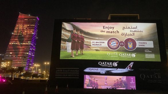 Qatar Airways exclusive drive in cinema