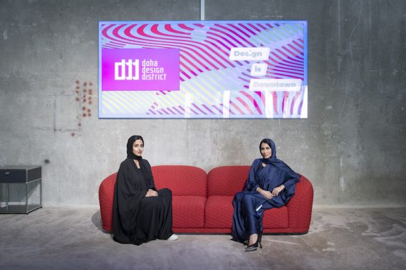 'Design is Downtown' is organised by Naila Al Thani (left) and Shaikha Al Sulaiti.