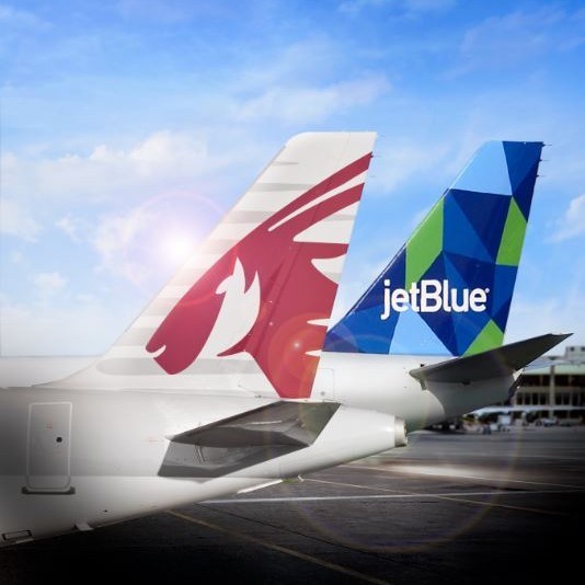 Qatar Airways and JetBlue