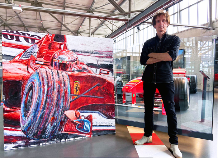 Official Formula One Artist Armin Flossdorf Launched F1 Art Exhibition at JW Marriott Marquis and Marriott Marquis