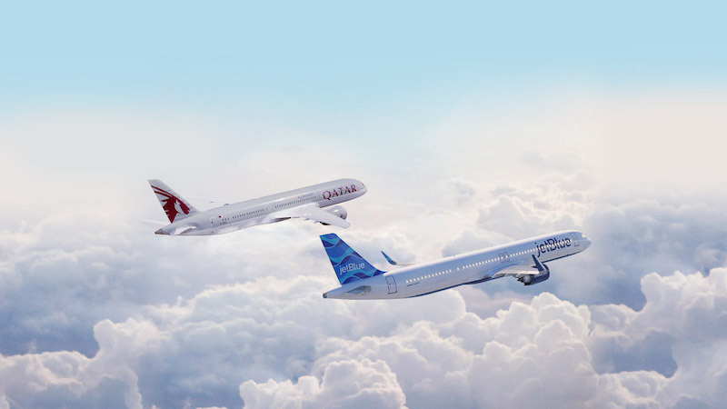 Qatar Airways and JetBlue Launch Partnership for Mutual Loyalty Programmes