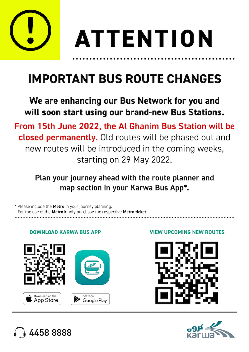 Bus Route Changes Poster_A3 Eng