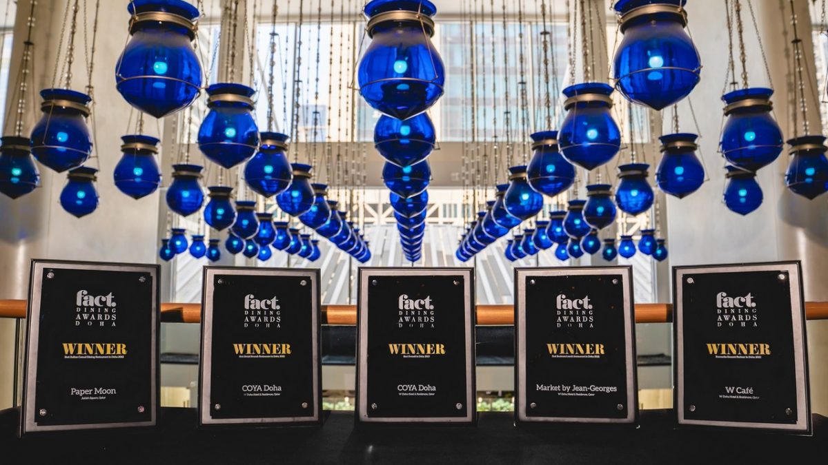 W Doha Scoops Five Awards in 2022 FACT Dining Awards Doha