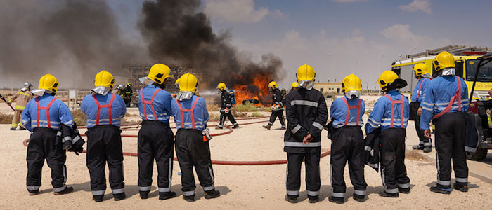 Mowasalat (Karwa) Conducts Firefighting Training for Electric Vehicles