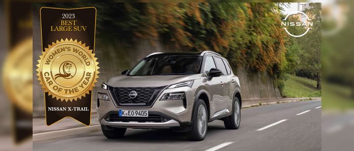 Nissan X-Trail Wins Best Large SUV at Women’s World Car of the Year 2023