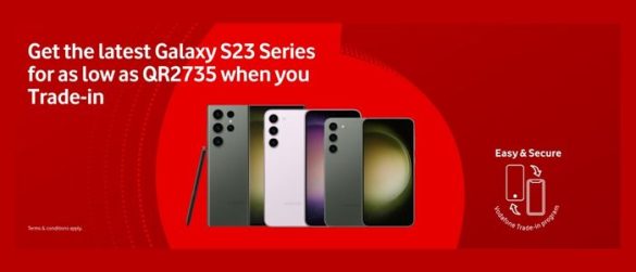 Vodafone Qatar Samsung Galaxy S23 Series