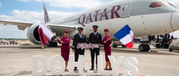 Qatar Airways Touches Down in Lyon, France