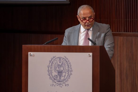 Georgetown University in Qatar dean, Dr Safwan Masri at the inaugural event for the Art, Culture and Heritage Program