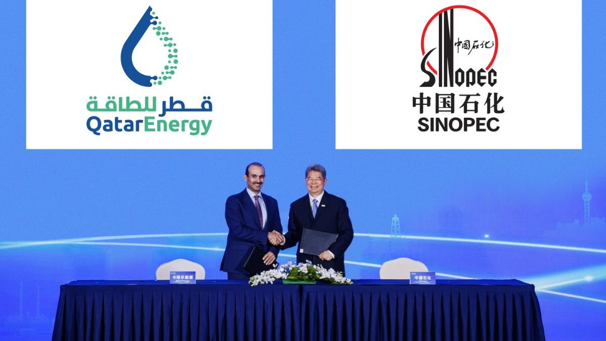 QatarEnergy Signs Historic Partnership, 27-Year LNG Supply Agreement with Sinopec 