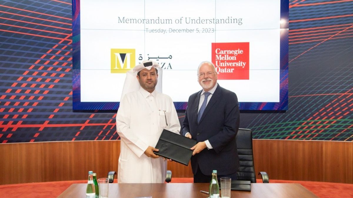 Carnegie Mellon Qatar and MEEZA Sign Memorandum of Understanding