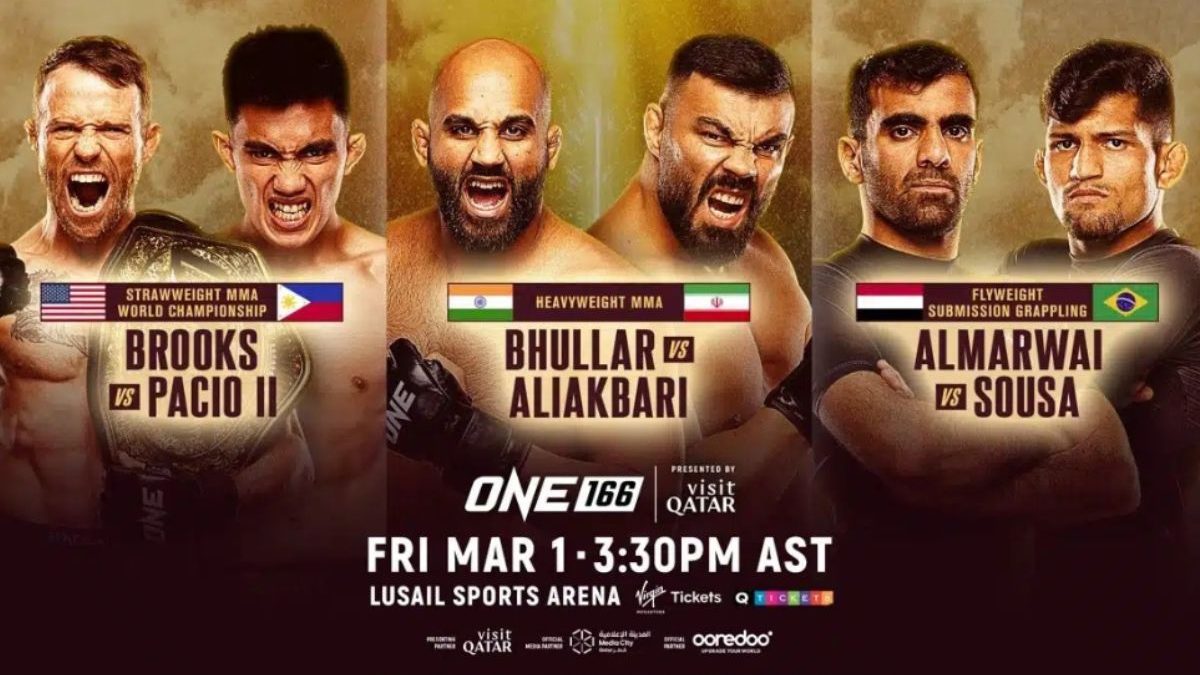 ONE Championship Announces 3 Fights For ‘ONE 166: Qatar’ And ‘Road To ONE Submission Grappling Tournament’