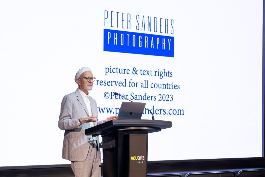 Renowned British Photographer Peter Sanders’ Unforgettable Presentation at VCUarts Qatar